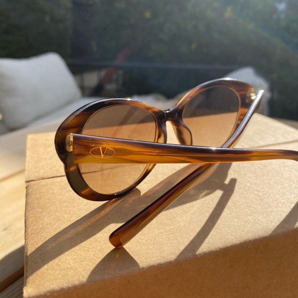 Valentino Tortoise Shell Sunglasses